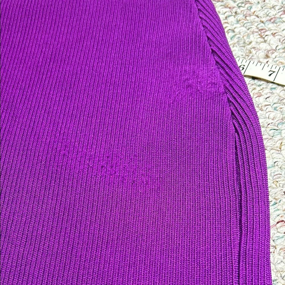 Babaton One Shoulder Purple Bodycon Mini‎ Dress Size Small | Aritzia - Picture 10 of 10